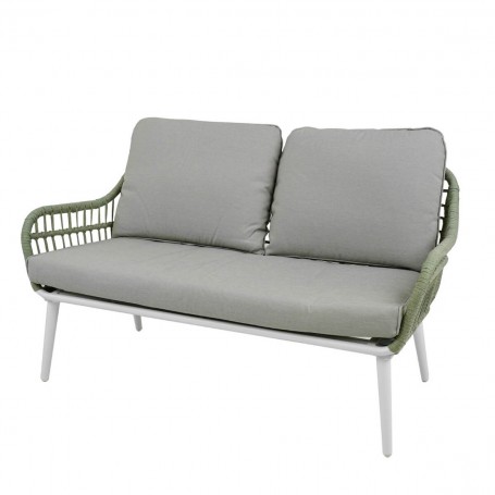 Set Divano da Giardino in Alluminio e Corda, 4/5 Persone - Norwich Set Divano da Giardino in Alluminio e Corda, 4/5 Persone - Norwich