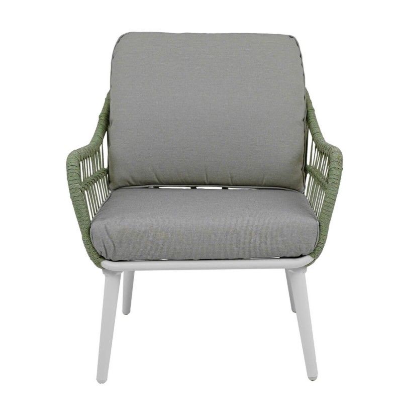 Set Divano da Giardino in Alluminio e Corda, 4/5 Persone - Norwich