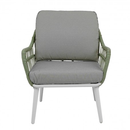 Set Divano da Giardino in Alluminio e Corda, 4/5 Persone - Norwich Set Divano da Giardino in Alluminio e Corda, 4/5 Persone - Norwich