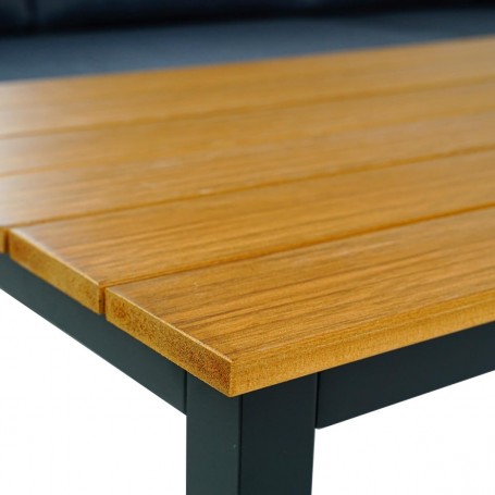 Set Divano Angolare da Giardino in Alluminio, 5/6 Persone - York Set Divano Angolare da Giardino in Alluminio, 5/6 Persone - York