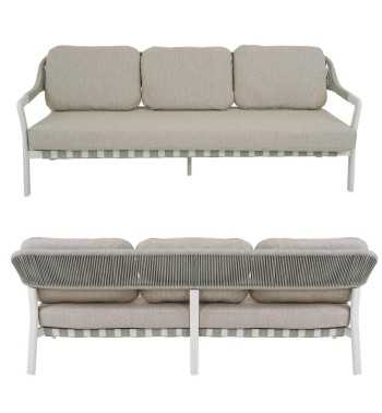 Set Divano per Esterno in Alluminio, 5/6 Persone - Cardiff Set Divano per Esterno in Alluminio, 5/6 Persone - Cardiff