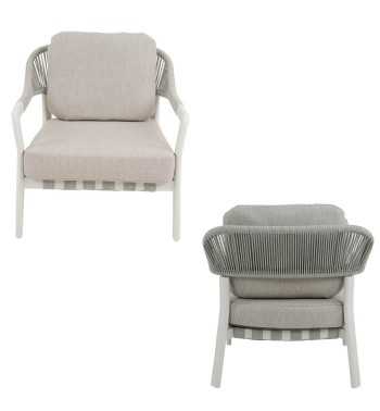 Set Divano per Esterno in Alluminio, 5/6 Persone - Cardiff Set Divano per Esterno in Alluminio, 5/6 Persone - Cardiff