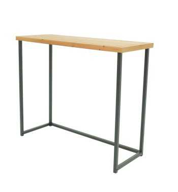 Set 2 Tavoli Console 80 - 90 cm con Piano in Legno - Stilè Set 2 Tavoli Console 80 - 90 cm con Piano in Legno - Stilè