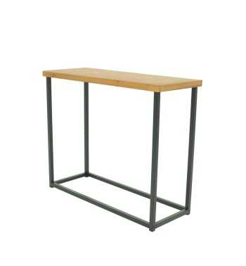 Set 2 Tavoli Console 80 - 90 cm con Piano in Legno - Stilè Set 2 Tavoli Console 80 - 90 cm con Piano in Legno - Stilè