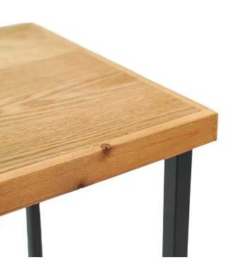 Set 2 Tavoli Console 80 - 90 cm con Piano in Legno - Stilè Set 2 Tavoli Console 80 - 90 cm con Piano in Legno - Stilè