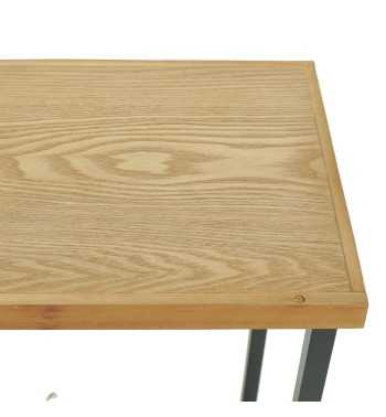 Set 2 Tavoli Console 80 - 90 cm con Piano in Legno - Stilè Set 2 Tavoli Console 80 - 90 cm con Piano in Legno - Stilè