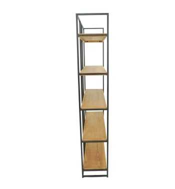 Scaffale/Libreria in Legno e Metallo, Stile Industrial - Rack Scaffale/Libreria in Legno e Metallo, Stile Industrial - Rack