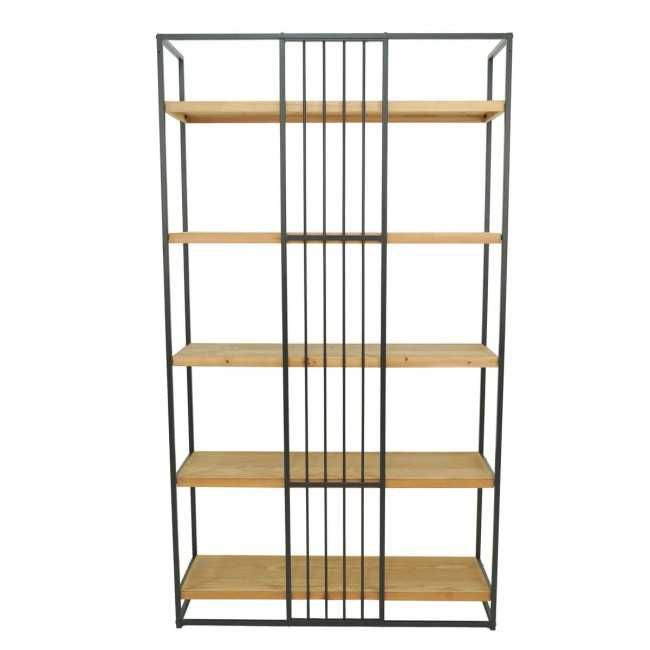 Scaffale/Libreria in Legno e Metallo, Stile Industrial - Rack