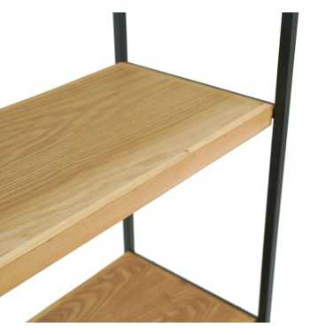 Scaffale/Libreria in Legno e Metallo, Stile Industrial - Rack Scaffale/Libreria in Legno e Metallo, Stile Industrial - Rack