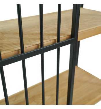 Scaffale/Libreria in Legno e Metallo, Stile Industrial - Rack Scaffale/Libreria in Legno e Metallo, Stile Industrial - Rack