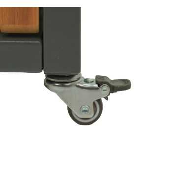 Stufa Caminetto a Gas da Esterno in Alluminio e Teak - Tallinn Stufa Caminetto a Gas da Esterno in Alluminio e Teak - Tallinn