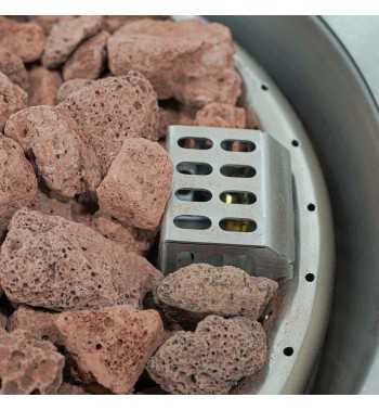 Stufa Caminetto a Gas da Esterno in Alluminio e Teak - Tallinn Stufa Caminetto a Gas da Esterno in Alluminio e Teak - Tallinn