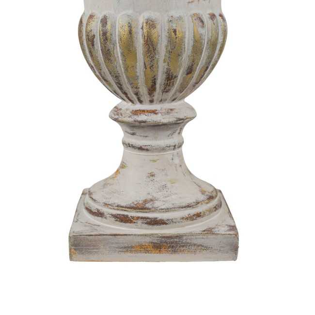 Vaso in Vetroresina da Giardino o Allestimenti Effetto Pietra Anticato H.92 cm