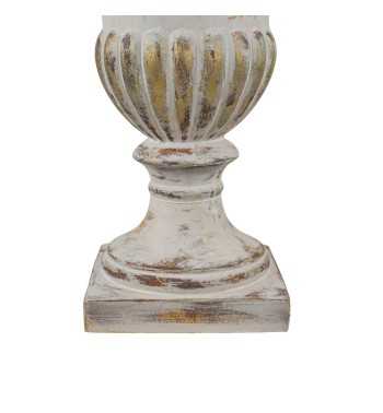 Vaso in Vetroresina da Giardino o Allestimenti Effetto Pietra Anticato H.92 cm