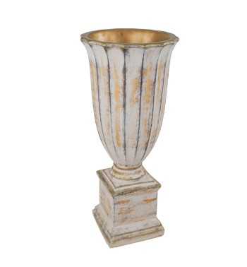 Vaso in Vetroresina da Giardino o Allestimenti Effetto Pietra Anticato H.91 cm Vaso in Vetroresina da Giardino o Allestimenti Effetto Pietra Anticato H.91 cm