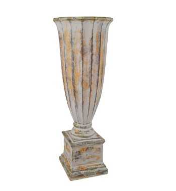 Vaso in Vetroresina da Giardino o Allestimenti Effetto Pietra Anticato H.122 cm Vaso in Vetroresina da Giardino o Allestimenti Effetto Pietra Anticato H.122 cm