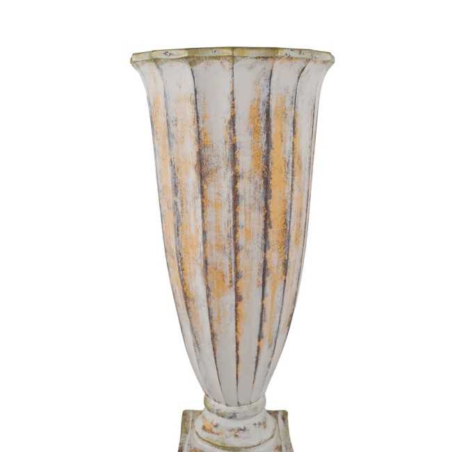 Vaso in Vetroresina da Giardino o Allestimenti Effetto Pietra Anticato H.122 cm