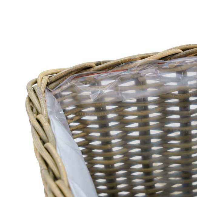 Vasi e Fioriere in Rattan Quadrati - Singoli o Set Completo