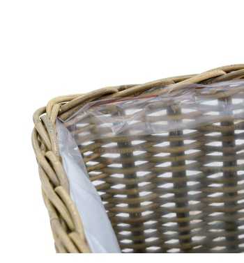 Vasi e Fioriere in Rattan Quadrati - Singoli o Set Completo Vasi e Fioriere in Rattan Quadrati - Singoli o Set Completo