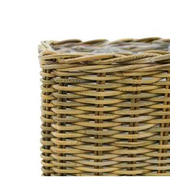 Vasi e Fioriere in Rattan Quadrati - Singoli o Set Completo Vasi e Fioriere in Rattan Quadrati - Singoli o Set Completo