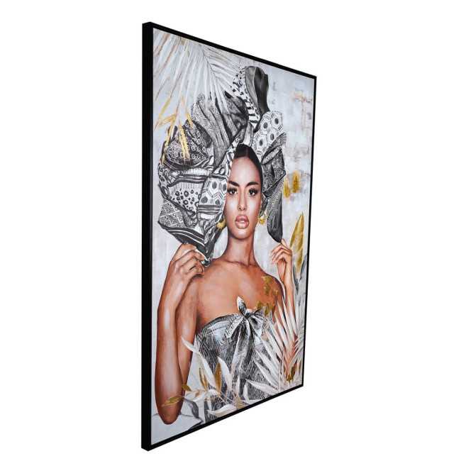 Ritratto di Eleganza - Quadro su Tela 80x120 cm