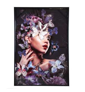 Bellezza e Trasformazione - Quadro su Tela 80x120 cm