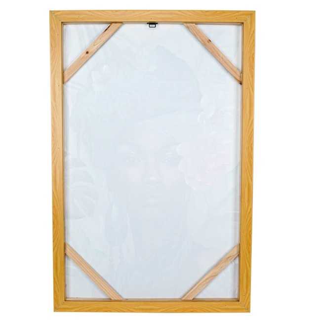 Ritratto di Bellezza Esotica - Quadro Dipinto a Mano su Tela 60x90 cm