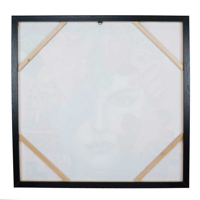 Identità e Simbolismo - Quadro Dipinto a Mano su Tela 100x100 cm