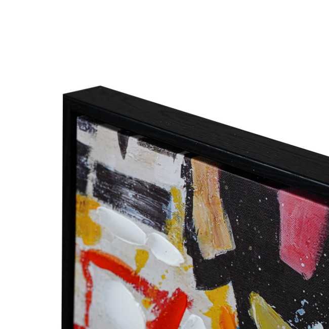 Identità Nascosta - Dipinto a Mano su Tela 100x100 cm