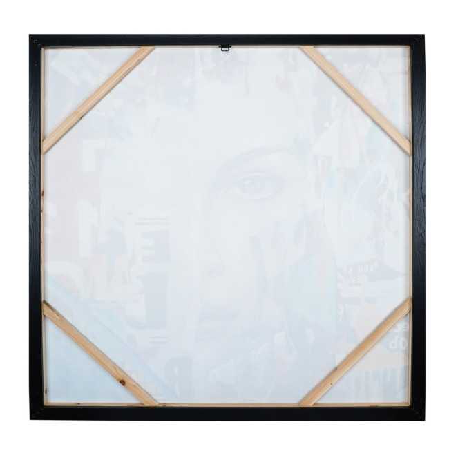 Identità Nascosta - Dipinto a Mano su Tela 100x100 cm