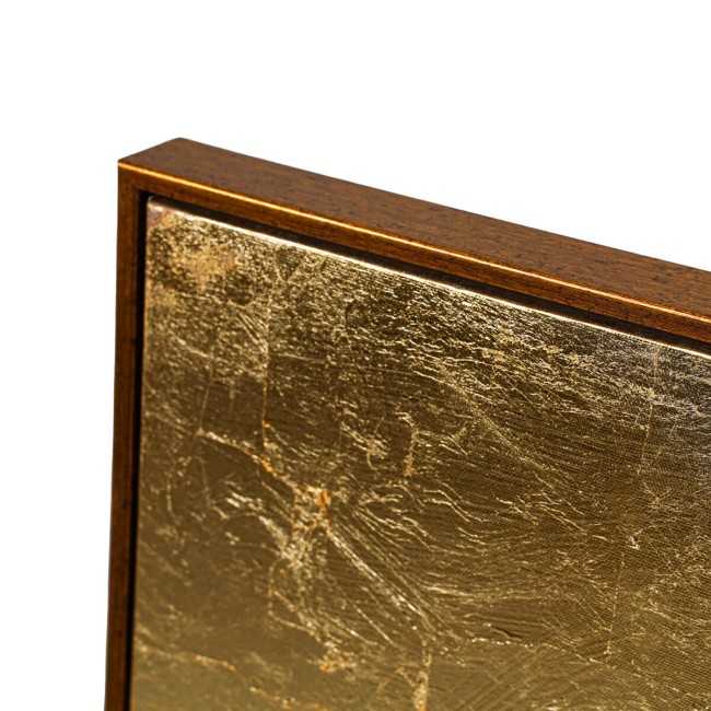 Riflesso Dorato - Quadro su Tela 70x100 cm con Figura Femminile