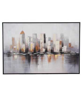 Quadro su Tela con Skyline 120x80 cm