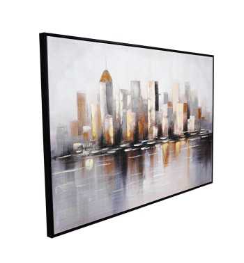 Quadro su Tela con Skyline 120x80 cm