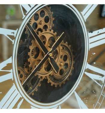 Orologio da Parete con Led e Ingranaggi D.60 cm