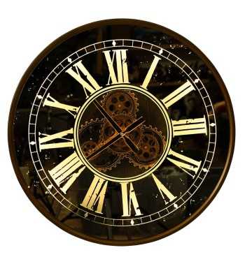 Orologio da Parete con Led e Ingranaggi D.60 cm