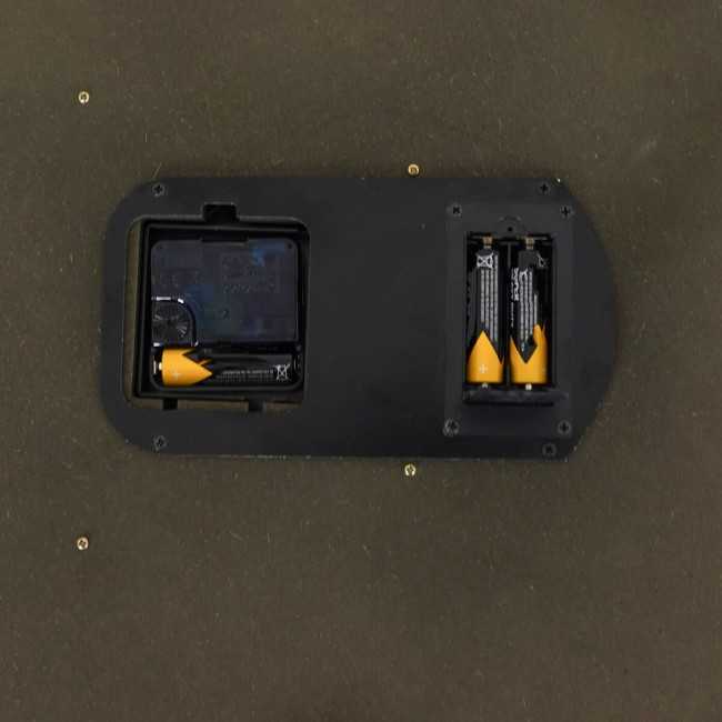 Orologio da Parete con Led e Ingranaggi D.60 cm