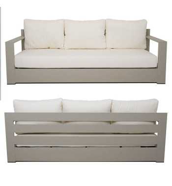 Set Divano da Giardino in Alluminio, 5/6 Persone - Edinburgh Set Divano da Giardino in Alluminio, 5/6 Persone - Edinburgh