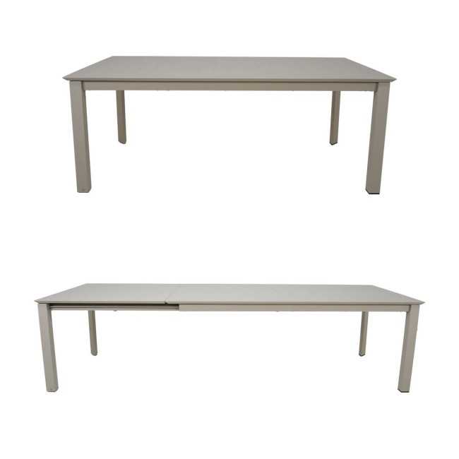 Set Tavolo Allungabile e Sedie da Giardino in Alluminio, 6/8 Persone - Glasgow