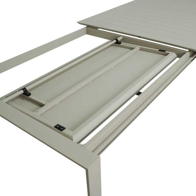 Set Tavolo Allungabile e Sedie da Giardino in Alluminio, 6/8 Persone - Glasgow