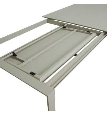 Set Tavolo Allungabile e Sedie da Giardino in Alluminio, 6/8 Persone - Glasgow