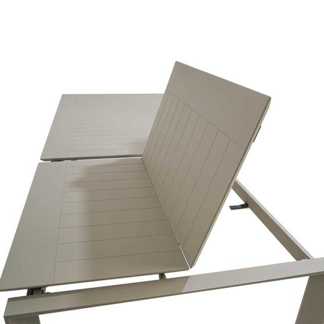 Set Tavolo Allungabile e Sedie da Giardino in Alluminio, 6/8 Persone - Glasgow