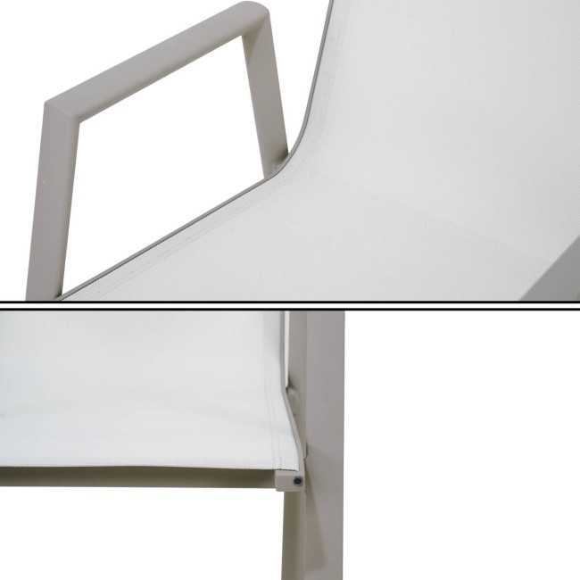 Set Tavolo Allungabile e Sedie da Giardino in Alluminio, 6/8 Persone - Glasgow