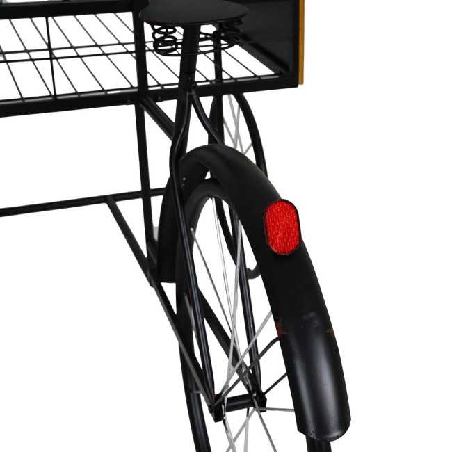 Espositore Bicicletta in Ferro e Legno di Abete 165x67,5xH.168 cm