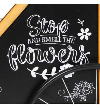 Carretto Espositore in Ferro e Legno di Abete 76x68xH.106,5 cm Carretto Espositore in Ferro e Legno di Abete 76x68xH.106,5 cm