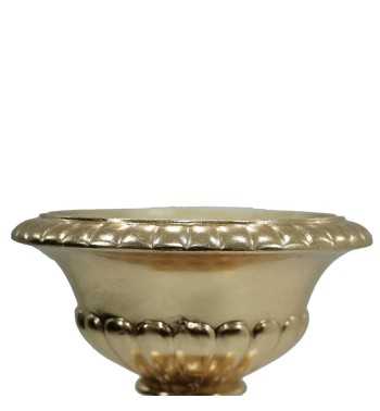 Vaso Decorativo in Vetroresina Oro, per Interni ed Esterni Vaso Decorativo in Vetroresina Oro, per Interni ed Esterni