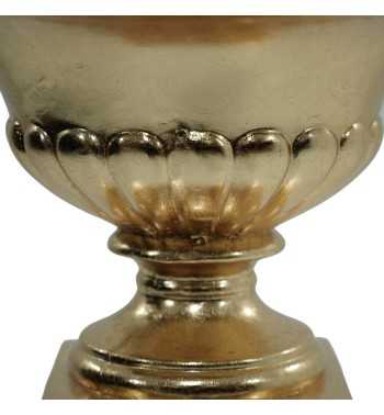 Vaso Decorativo in Vetroresina Oro, per Interni ed Esterni Vaso Decorativo in Vetroresina Oro, per Interni ed Esterni