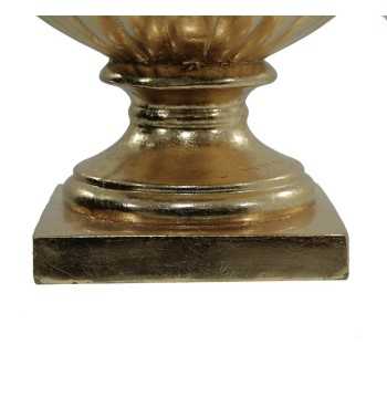 Vaso Decorativo in Vetroresina Oro, per Interni ed Esterni Vaso Decorativo in Vetroresina Oro, per Interni ed Esterni