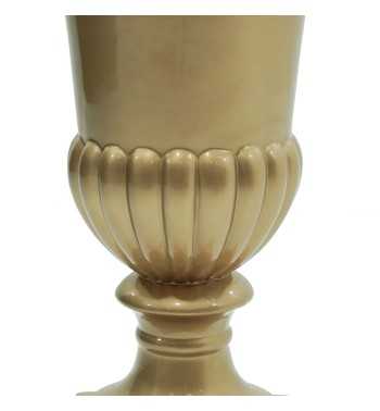 Vaso Decorativo in Vetroresina Oro 36x36xH.62 cm Vaso Decorativo in Vetroresina Oro 36x36xH.62 cm