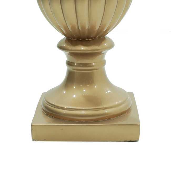 Vaso Decorativo in Vetroresina Oro 36x36xH.62 cm