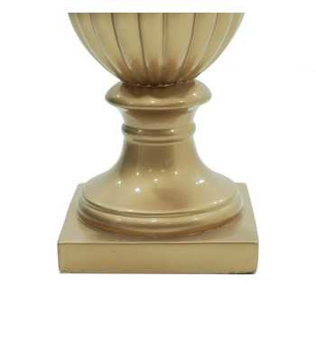 Vaso Decorativo in Vetroresina Oro 36x36xH.62 cm Vaso Decorativo in Vetroresina Oro 36x36xH.62 cm